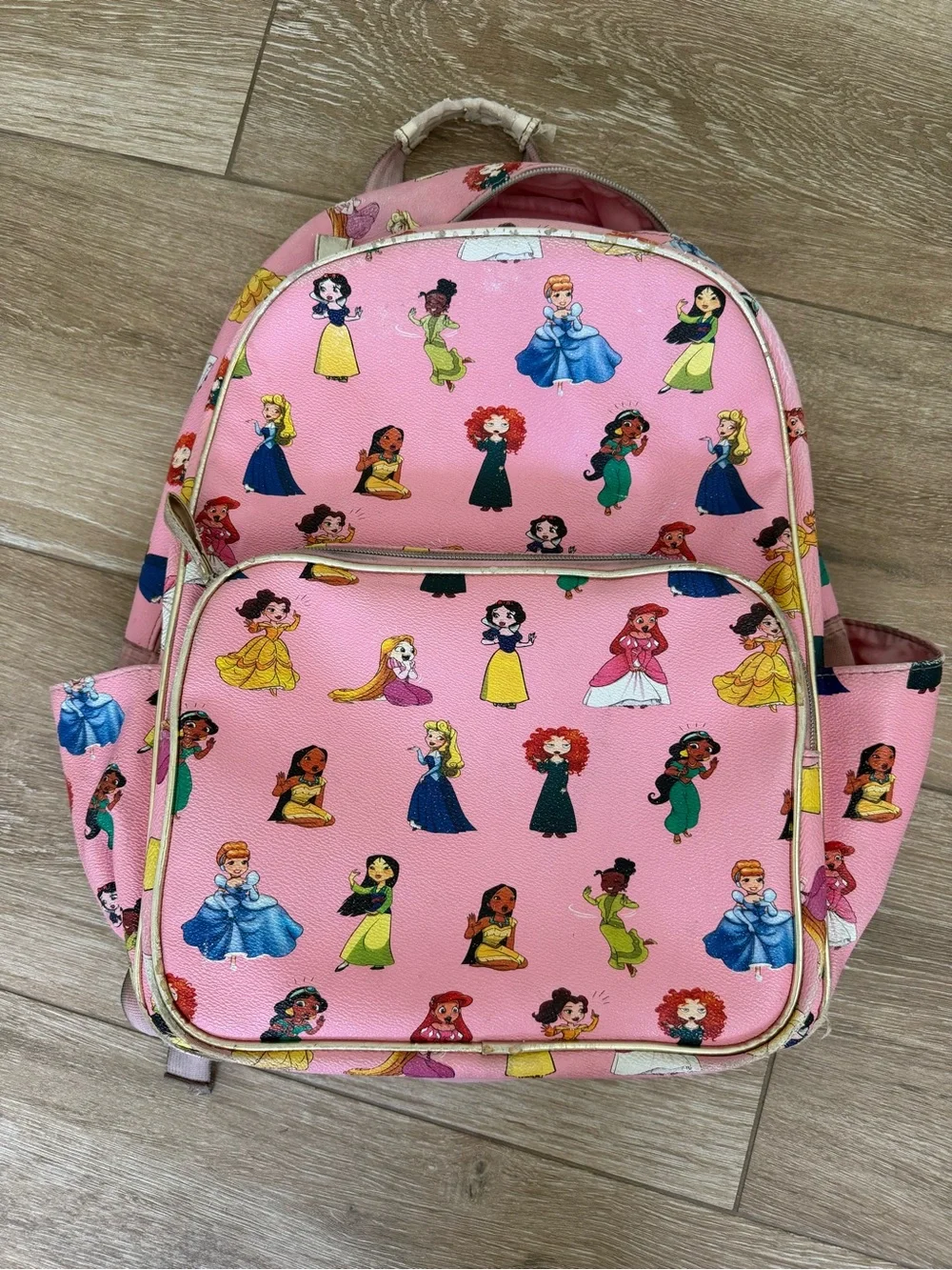 Kids Pink Princess Character Backpack